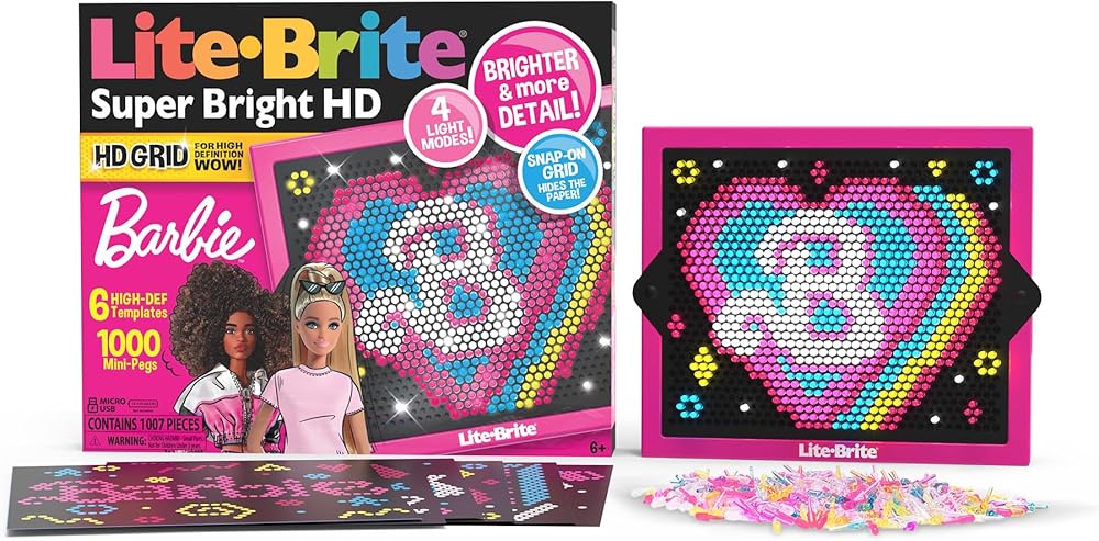 Lite-Brite Super Bright HD — Édition Barbie